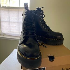 Dr. Martens Black Combat Boots
